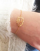 bransoletki złote Bransoletka  z lwem, złoty lew, głowa lwa