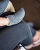 buty dziecięce Skórzane buciki niechodki szare