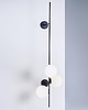 lampy stołowe Lampa ścienna BOBLER 2connect 3 klosze szklane kulki mleczne