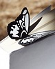 zakładki do książek Zakładka do książki "On Paper" Motyl bw