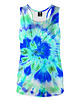 topy damskie DR.CROW Bokserka Damska Tie Die Green