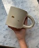 kubki i filiżanki Duży Ceramiczny Kubek Handmade w Dziki 420 ml Kubek z Dzikami