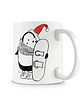 kubki Zimowy kubek z pingwinem, snowboard