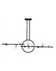 lampy wiszące Lampa Wisząca Lampa Metalowa Jemelos Czarna 120 cm
