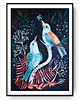 plakaty NIGHT BIRDS ilustracja drukowana