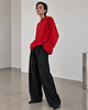 bluzki z długim rękawem damskie Longsleeve Chillout pop red