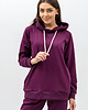 bluza z kapturem damska Bluza z kapturem  ,,SEHER" bakłażan