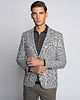 marynarki męskie marynarka męska pomezia szara w kratę o kroju slim fit