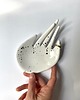 pojemniki na biżuterię Ceramiczna Dłoń Stojak na Biżuterię Dalmatyńczyk