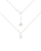 chokery Srebrny choker pancerka z lisem