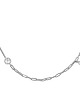 chokery Srebrny naszyjnik choker z cyrkoniami