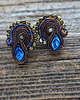 kolczyki soutache Kolczyki soutache Jesienny liść