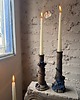 świeczniki i świece Zestaw dwóch ceramicznych świeczników - unikaty