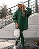 bluza bez kaptura damska Buza damska zielona OVERSIZE GREEN