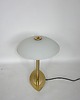 lampy stołowe Mosiężna lampka nocna, lata 90