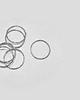 Pierścionki srebrne SREBRO - obrączka SLIM młotkowana