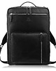 plecaki Plecak skórzany miejski do pracy premium na laptopa czarny AY-31-BL