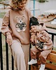bluza z kapturem damska Bluza oversize Emily Teddy dla mamy i taty