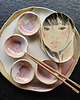 patery i talerze Ceramiczny zestaw do Sushi 4 osoby