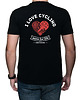 t-shirty męskie Koszulka T-SHIRT. I love cycling, dwustr. nadruk