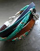 bransoletki z kamieni naturalnych boho blue