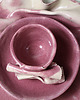 patery i talerze Maroon - Wave - zestaw