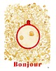 plakaty Plakat Bonjour