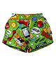 szorty damskie Shorty Spodenki Damskie DR.CROW Komiks Green