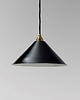 lampy wiszące Lampa lakierowana Jasper black