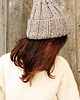 czapki damskie Czapka beanie handmade beż