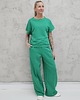 komplety damskie Chiara oversizowy komplet bezrękawnik i spodnie wide leg Sprin Green