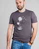 t-shirty męskie Bawełniany T-shirt z nadrukiem - Przemijanie