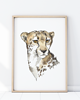 obrazy i plakaty do pokoju dziecięcego PLAKAT GEPARD P334