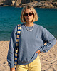 bluza bez kaptura damska Bluza Ocean Tide Longsleeve UNISEX