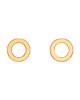 kolczyki pozłacane Złote kolczyki małe obręcze