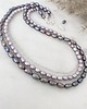 korale Naszyjnik Lilac pearls