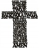 komunia - pozostałe Nowoczesne obrazy religijne Krzyż drewniany Ojcze Nasz 70cm obrazek Komunia