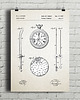 plakaty Zegarek - patent - plakat vintage