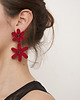 kolczyki soutache Kolczyki polski folklor - Kwiat duże