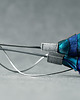 kolczyki wire wrapping Długie srebrne kolczyki geometryczne CHAWENG