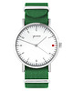 zegarki unisex Zegarek - Simple biały - zielony, nylonowy