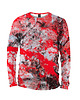 bluzy męskie Koszulka Longsleeve Męska DR.CROW Marble Red