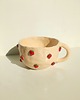 filiżanki Ceramiczna ręcznie robiona filiżanka w poziomki