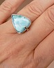 pierścionki srebrne Pierścionek -larimar-