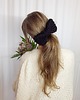 przypinki Wełniana kokarda spinka ręcznie robiona na drutach rękodzieło handmade