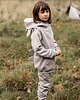 bluzy dla chłopców Bluza z kapturem z uszami smoka dla dziecka szara