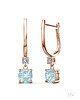 kolczyki srebrne Srebrne Kolczyki z Naturalnym Kamieniem Topaz 1,25 karata Sky Blue III