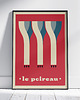 plakaty Plakat do kuchni, minimalizm, warzywa, por, le poireau