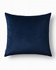 poduszki gładkie Granatowa poszewka dekoracyjna z weluru