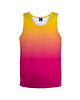 t-shirty dla dziewczynki Bokserka Top Girl DR.CROW Ombre Yellow Pink